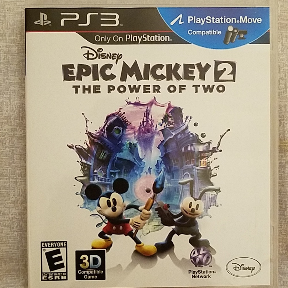 PS3 Disney epic Mickey 2 the power of two